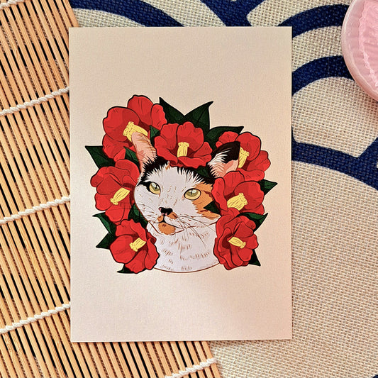 Camellia A6 Print