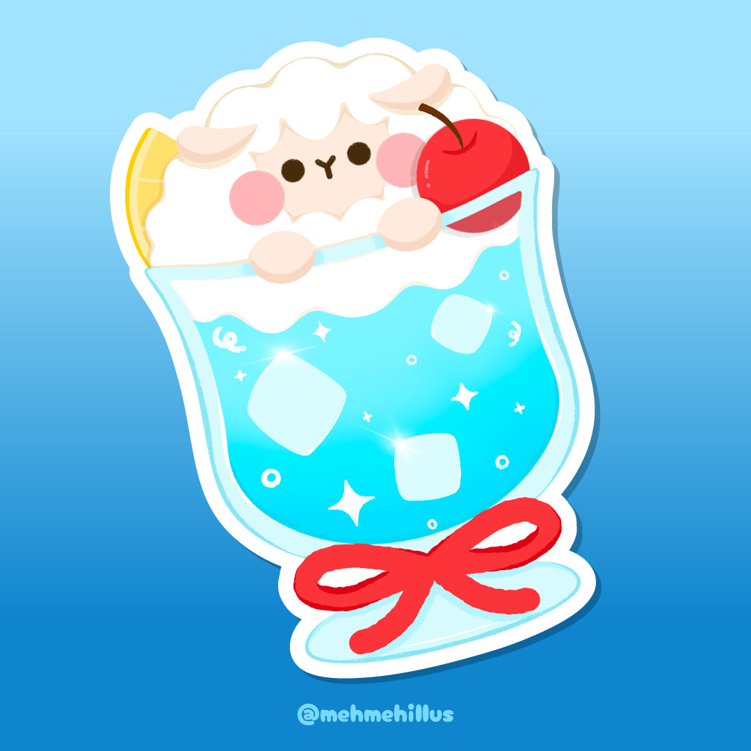mehmeh | Die Cut Postcard - Cream Soda