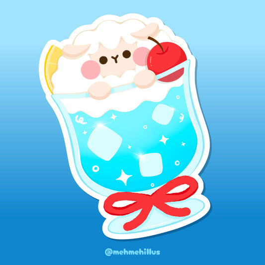 mehmeh | Die Cut Postcard - Cream Soda