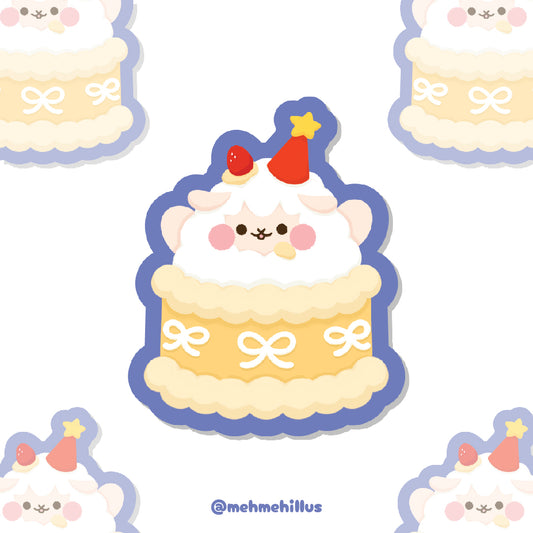 mehmeh | Die cut Sticker - Birthday Cake