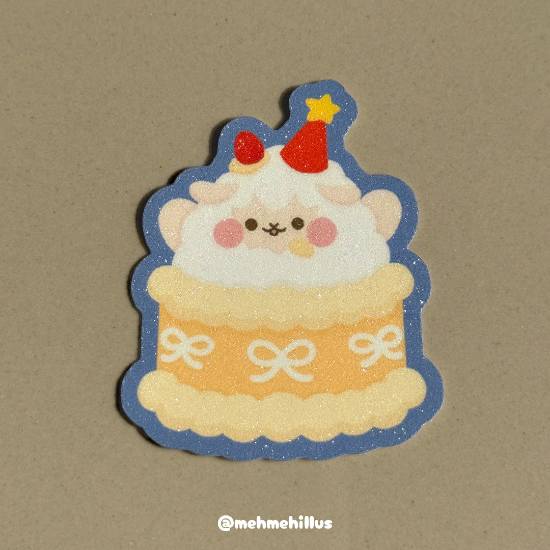 mehmeh | Die cut Sticker - Birthday Cake