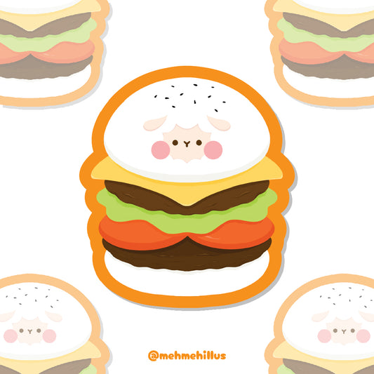 mehmeh | Die cut Sticker - Burger