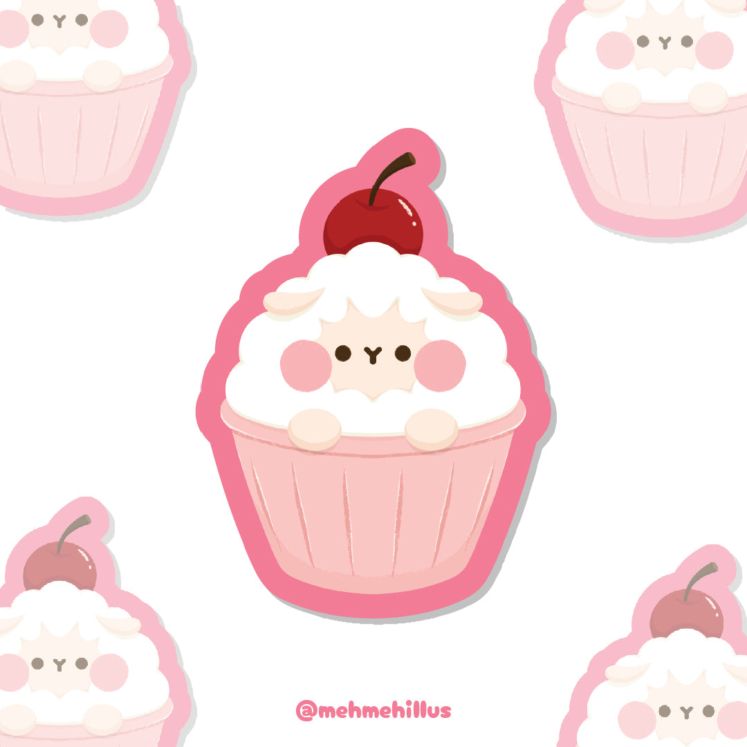 mehmeh | Die cut Sticker - Cupcake