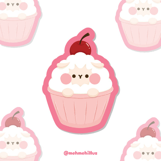 mehmeh | Die cut Sticker - Cupcake