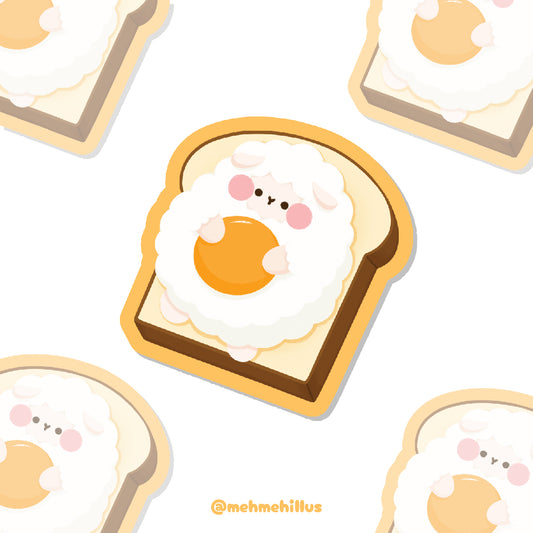 mehmeh | Die cut Sticker - Egg Toast