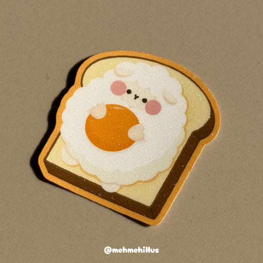 mehmeh | Die cut Sticker - Egg Toast