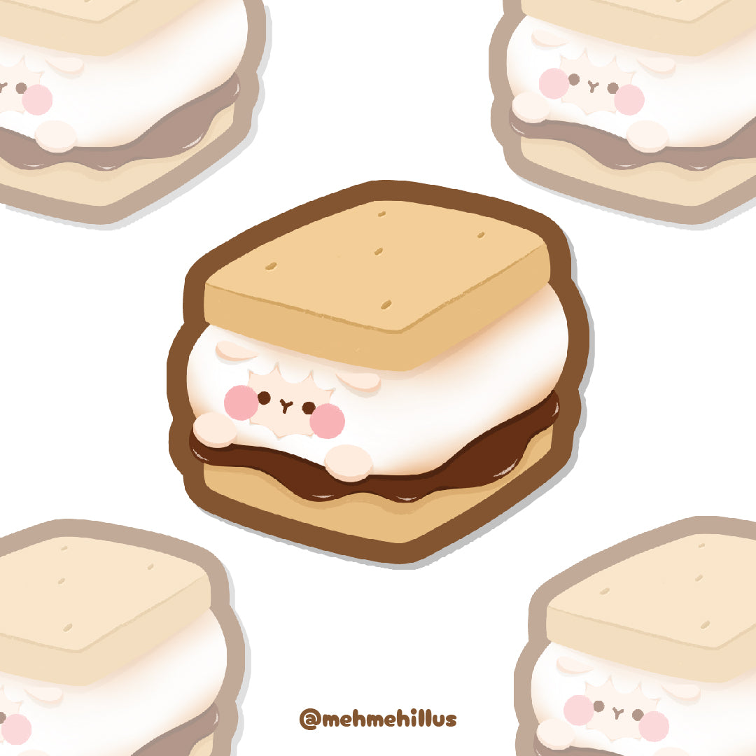 mehmeh | Die cut Sticker - S'more