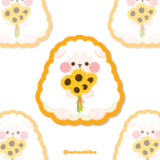 mehmeh | Die cut Sticker - Sunflower