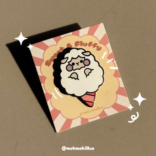 mehmeh | Enamel Pin - Cotton Candy