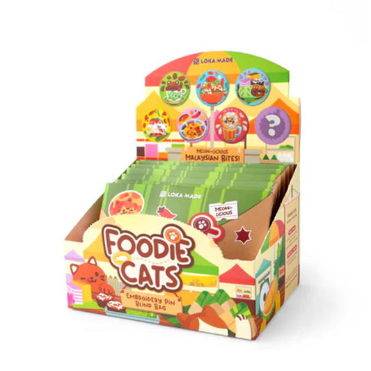 Foodie Cats - Embroidery Pin Blind Bag