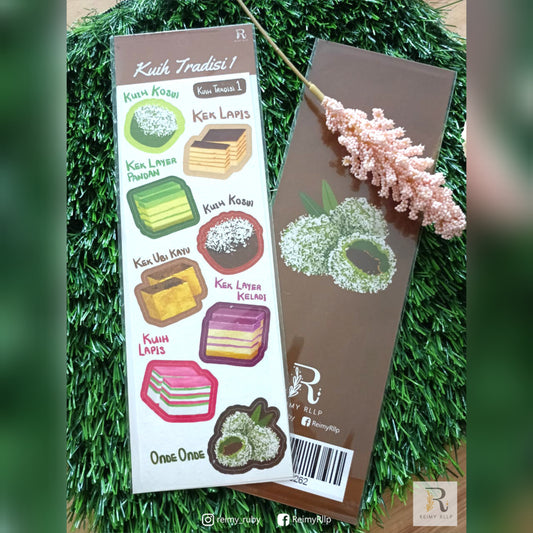 reimy RLLP - Paper Sticker Sheet - Kuih Tradisi 1