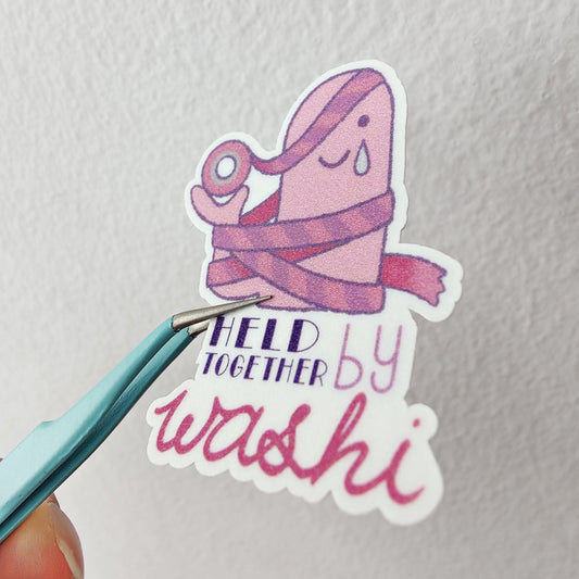 Held Together by Washi Sticker