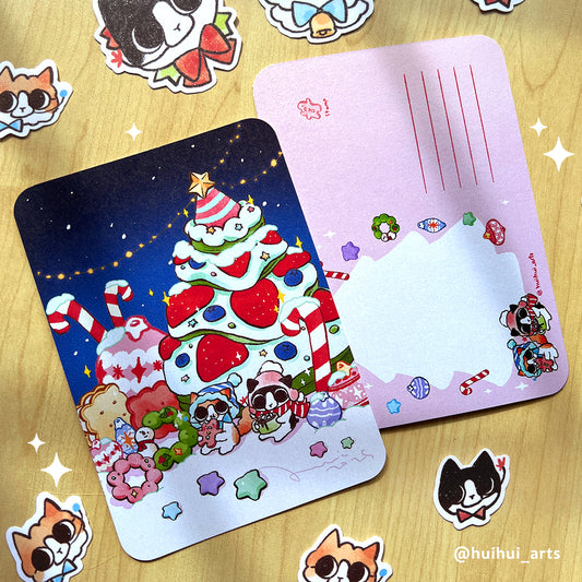 Hui Hui - Postcard - Dessert in Snow