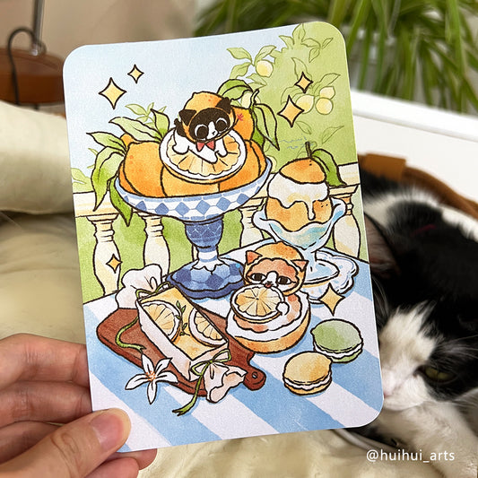 Hui Hui - Postcard - Lemon Party