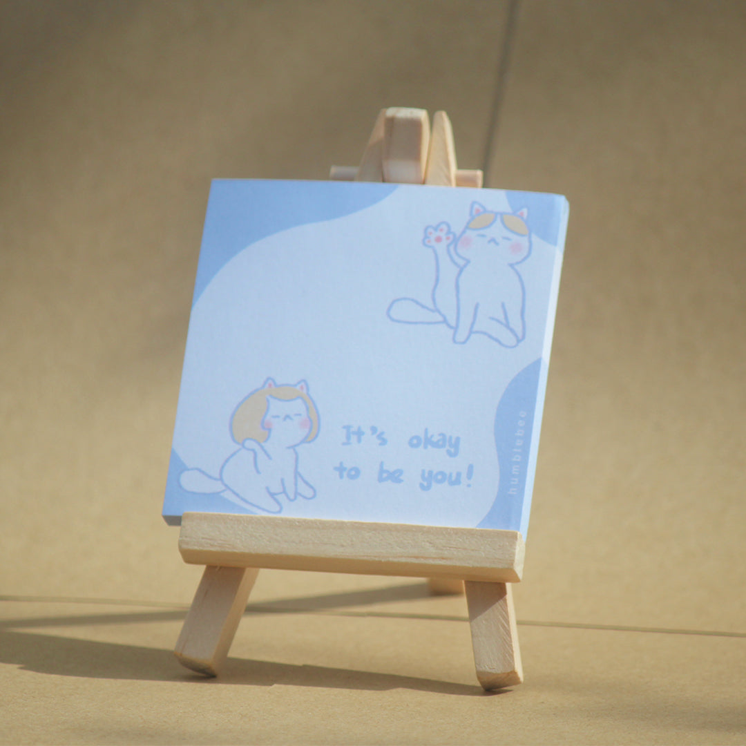 It's Okay to Be You Memo Pads with easels