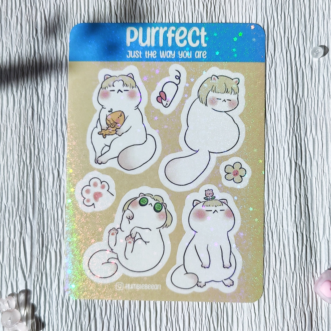 Purrrfect Sticker Purrfect Sticker Sheet – chub.my