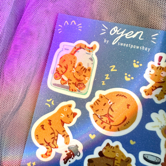 sweetpawshay - Oyen sticker sheet
