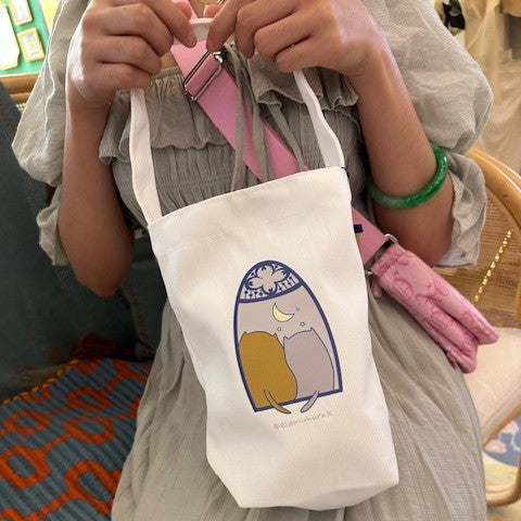 Catdoo Small Canvas Bag - Waiting by the Window with You