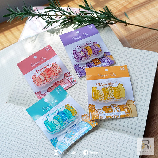 reimy RLLP Paper Clip // Washi Series