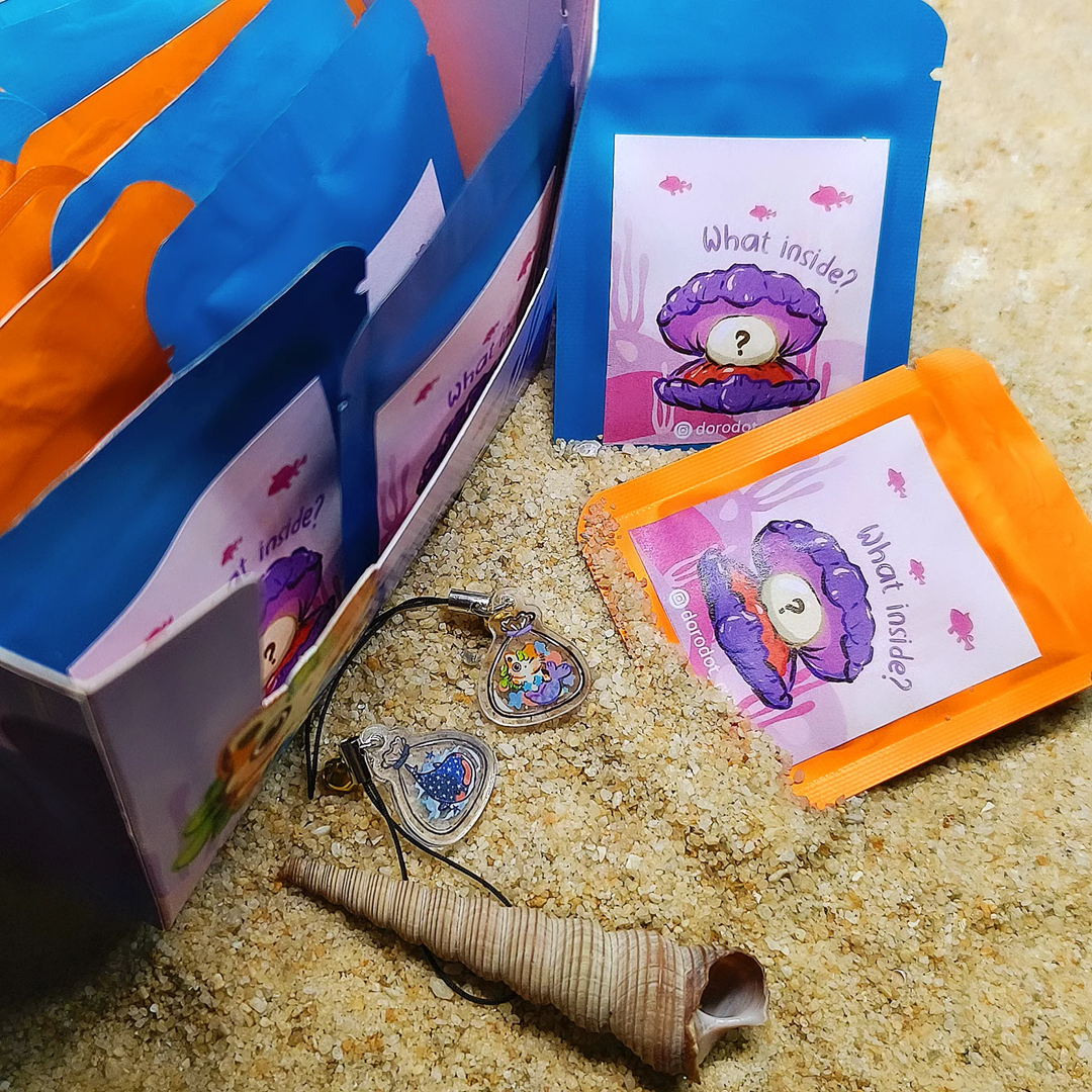dorodotcot - Mini charm blind pack - Aquatic