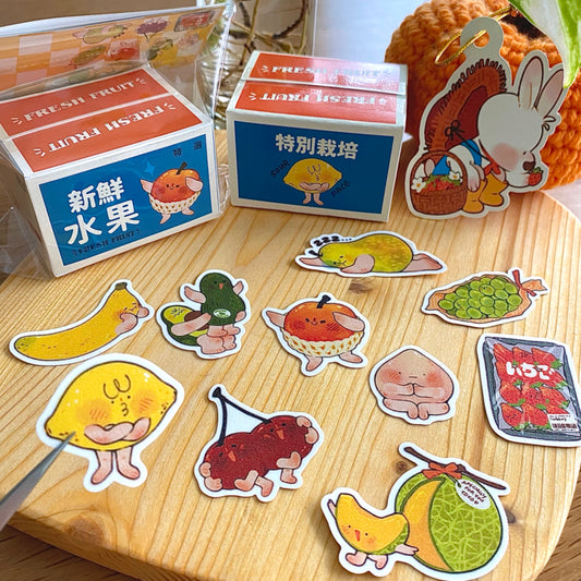 Maomiico Fruit Box Sticker Set