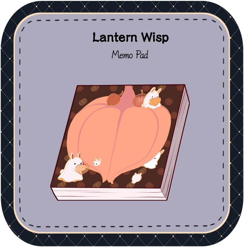 Lantern Wisp Memo Pad