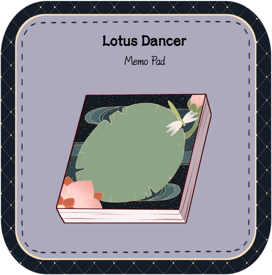 Lotus Dancer Memo Pad