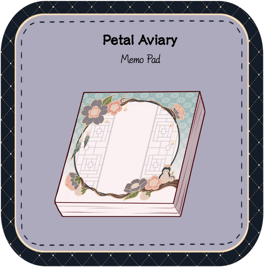Petal Aviary Memo Pad