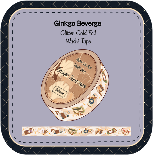 Ginkgo Beverage Washi Tape