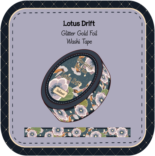 Lotus Drift Washi Tape