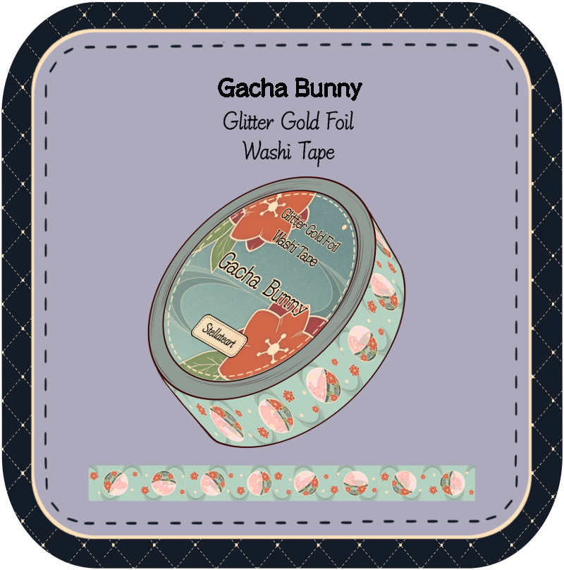 Gacha Bunny Washi Tape