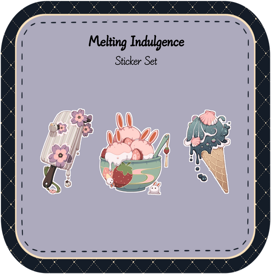 Melting Indulgence Sticker Set