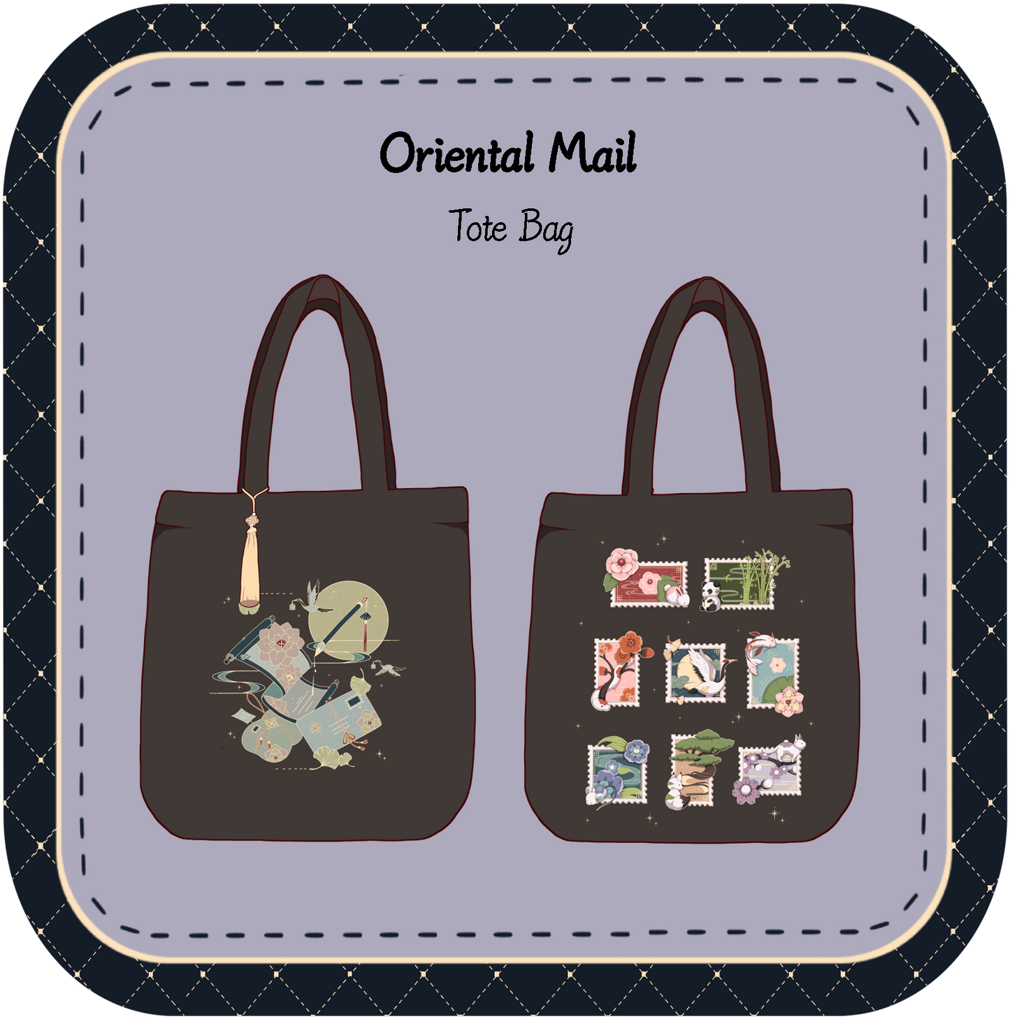 Oriental Mail Tote Bag