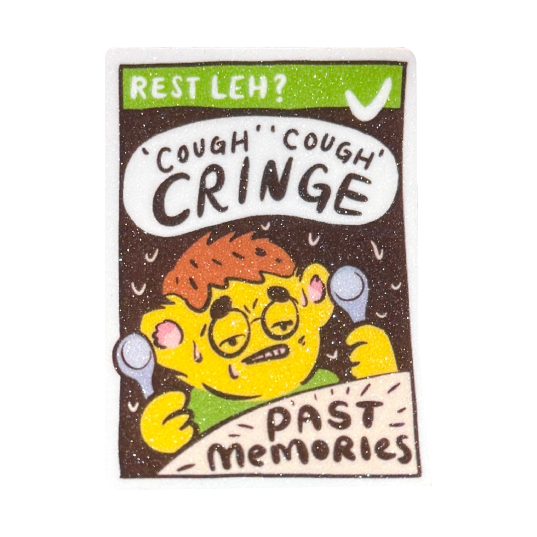 Coco Cringe Sticker