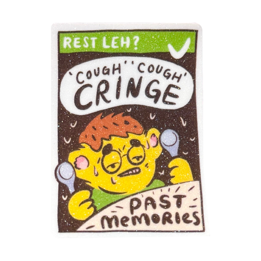 Coco Cringe Sticker