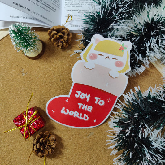 HUMBLEBEE Christmas Greeting Card - Joy To The World