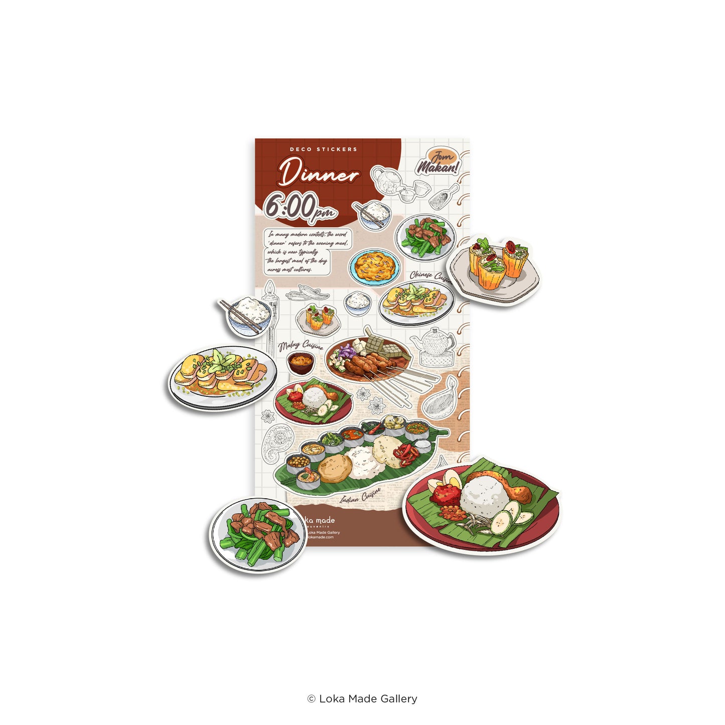 Jom Makan Dinner!  Food Stickers