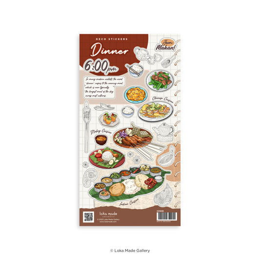 Jom Makan Dinner! Food Stickers