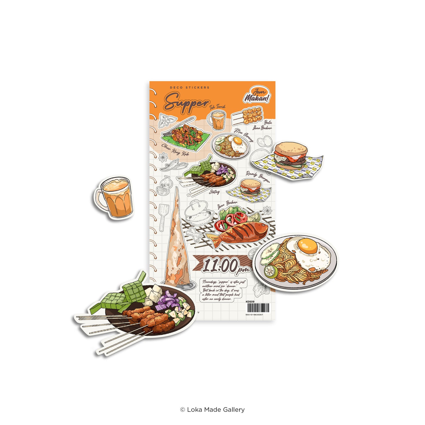 Jom Makan Supper! Food Stickers