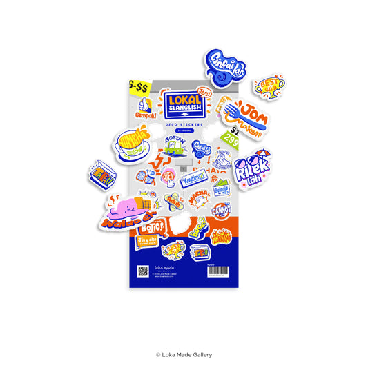Lokal Slanglish Stickers