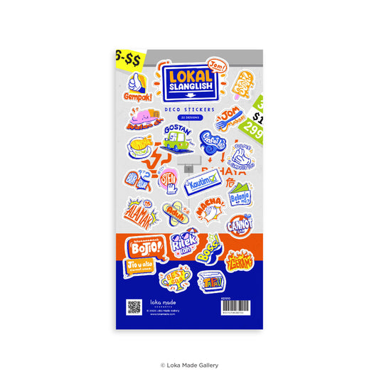 Lokal Slanglish Stickers