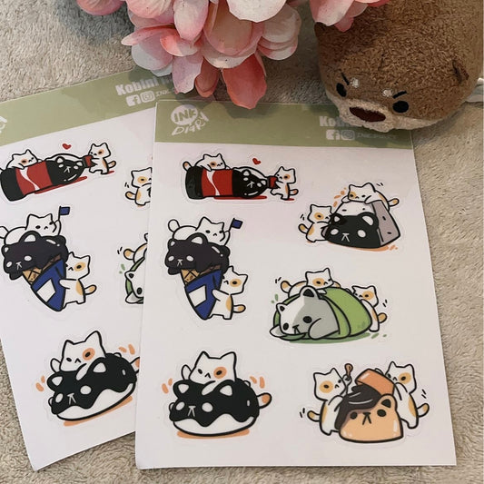 INK.DIARY STICKER SHEET- KOBINI MART