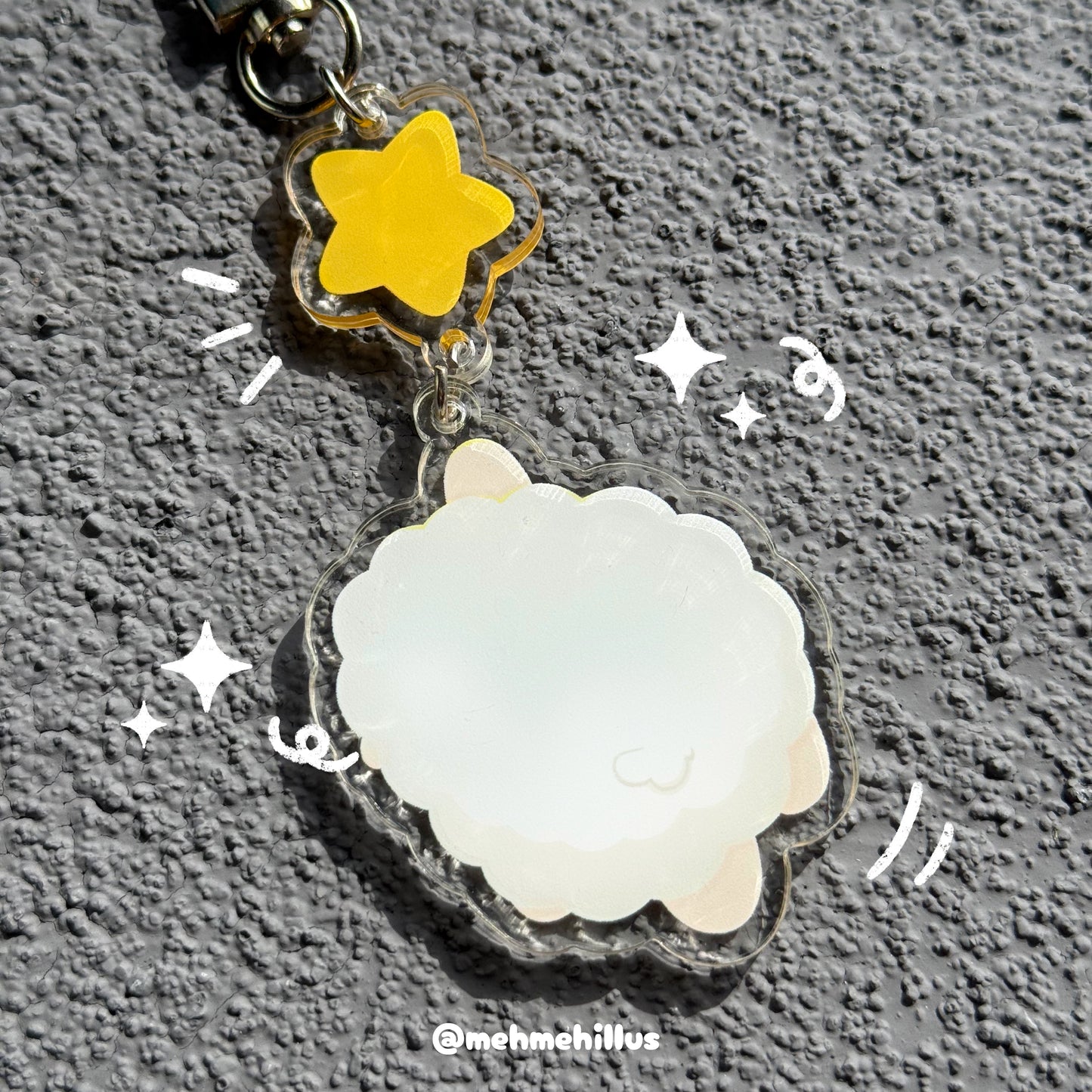 mehmeh | Acrylic Keychain - Catching Star