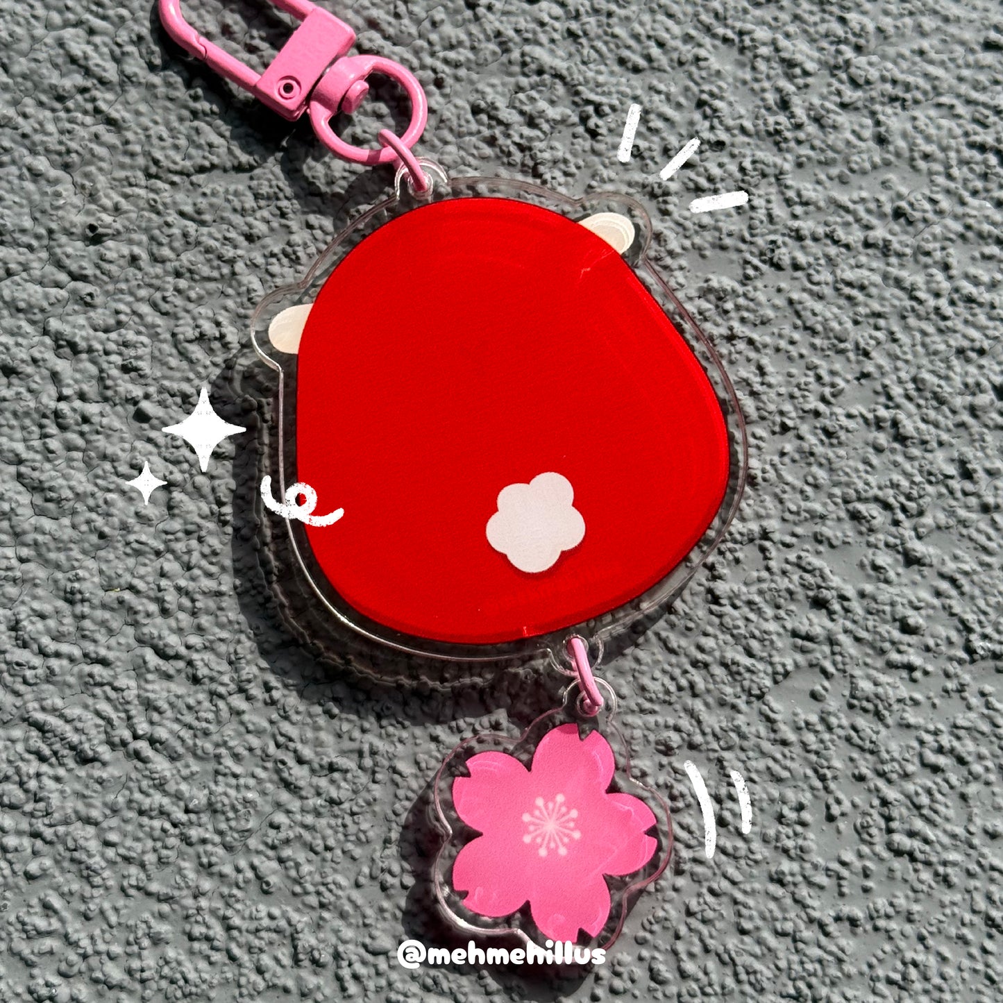 mehmeh | Acrylic Keychain - Daruma
