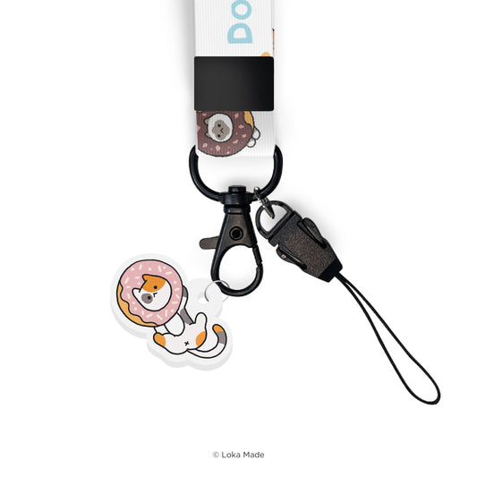 Lanyard: Donut Worry Stay Pawsitive