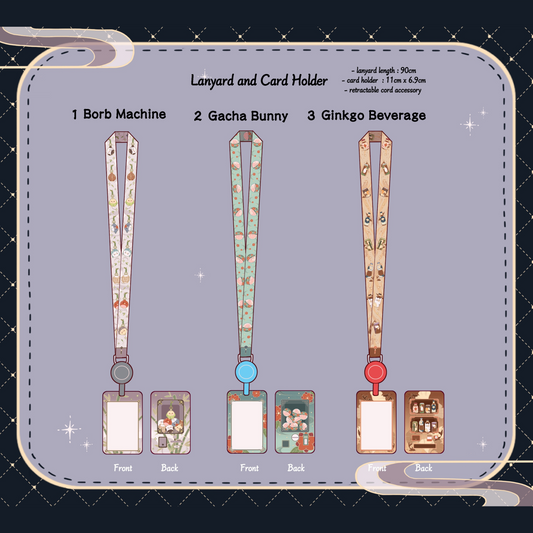 Stellate Art Lanyard & Card Holder [3 Designs]