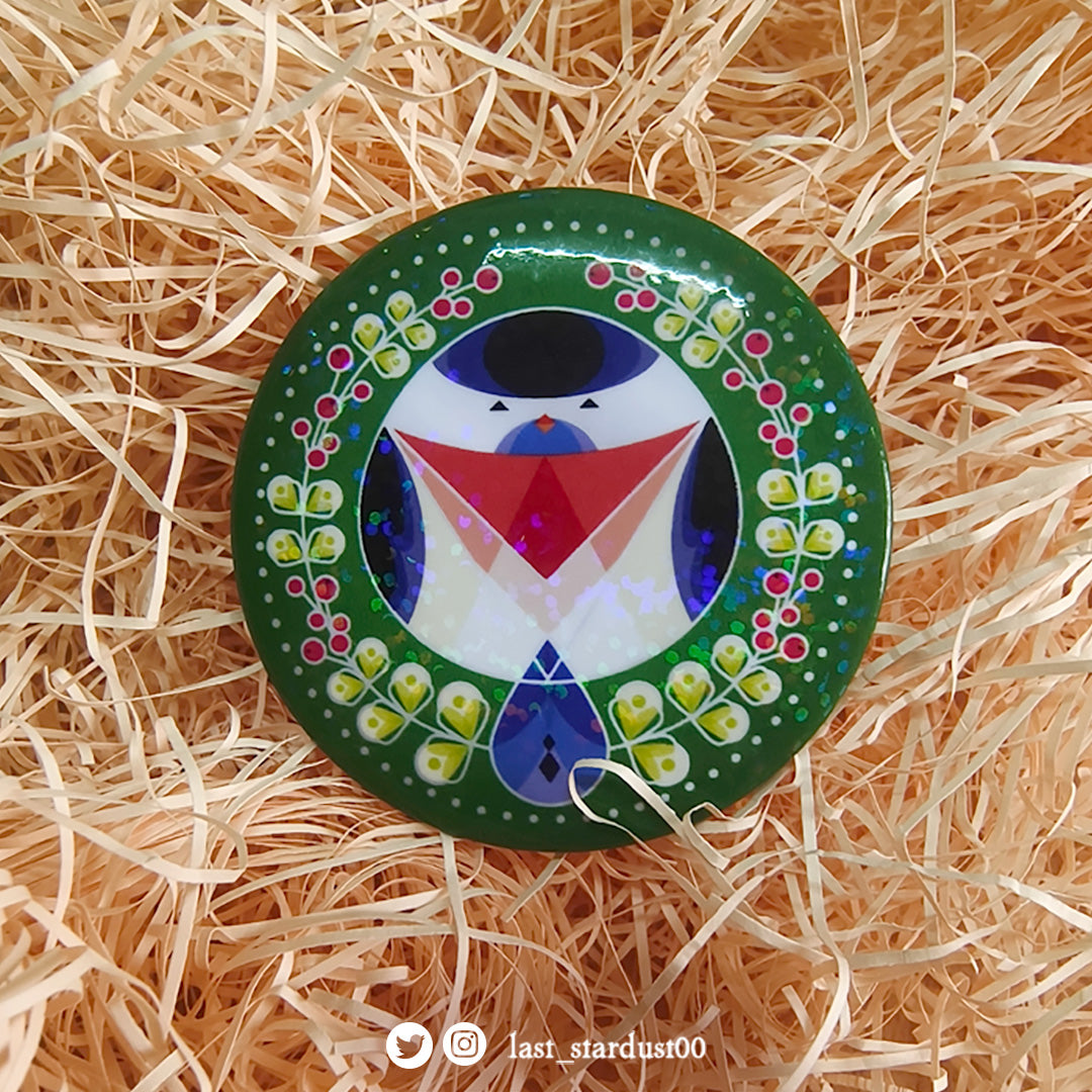 Last Stardust | Green Bird Badge