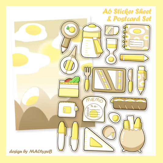 MAOtypeB | Egg Sticker sheet