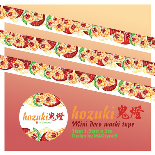 MAOtypeB | Houzuki Mini Deco Washi Tape