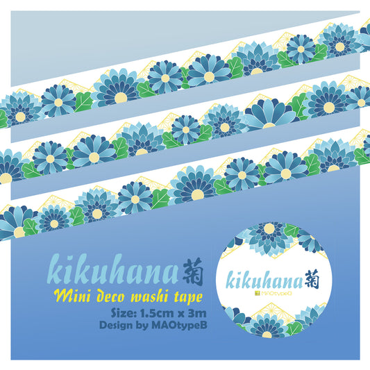 MAOtypeB | Kikuhana Mini Deco Washi Tape